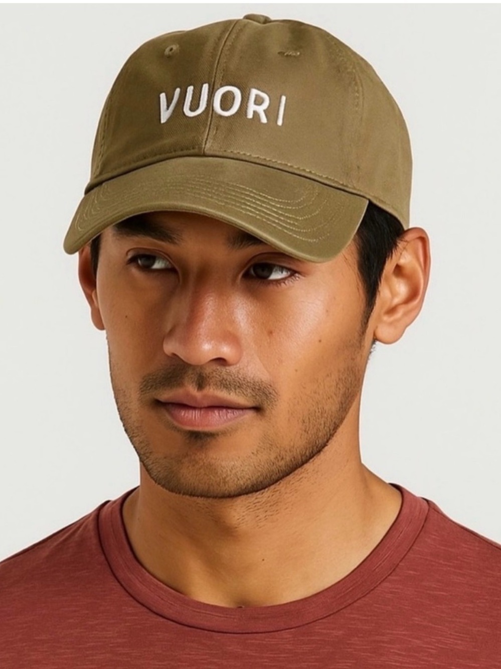 Vuori Ball Cap Green Cotton Baseball Hat Adjustable